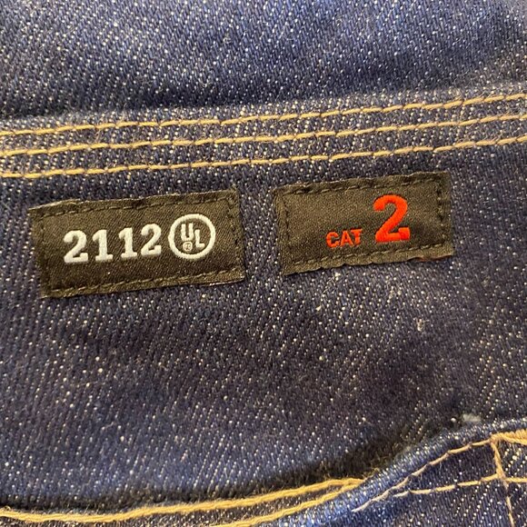 Dickies Mens Jeans 38x32 Measured Flame-Resistant Denim 2112 Relaxed - Picture 13 of 16